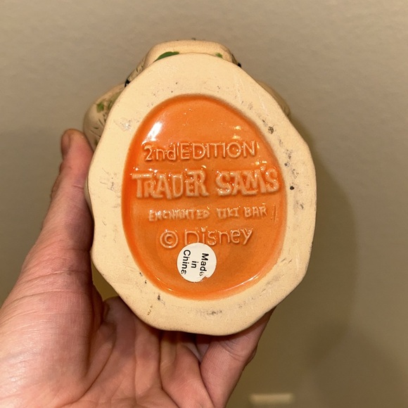 Disney Zombie Trader Sam’s Enchanted Tiki Bar Glassware Cup Mug - Picture 5 of 5